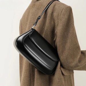 Underarm Cowhide Genuine Leather Handbags women vintage shoulder bag female luxury bags womens high quality 2025