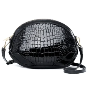crossbody bags woman luxury designer black Purple purse crocodile Dome Bag leather shoulder bags Daily Commutes And Outings