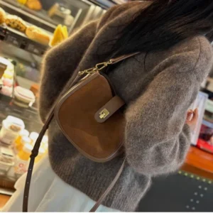 Women‘s Cowhide Genuine Leather Shoulder Bag Ladies Soft Cow Real Leather Handbag Female Fashion Luxury Design Crossbody Bags