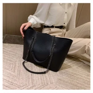 Wholesale Handle Chain Pu Tote Shoulder Handle Chain Pu Tote Women Underarm